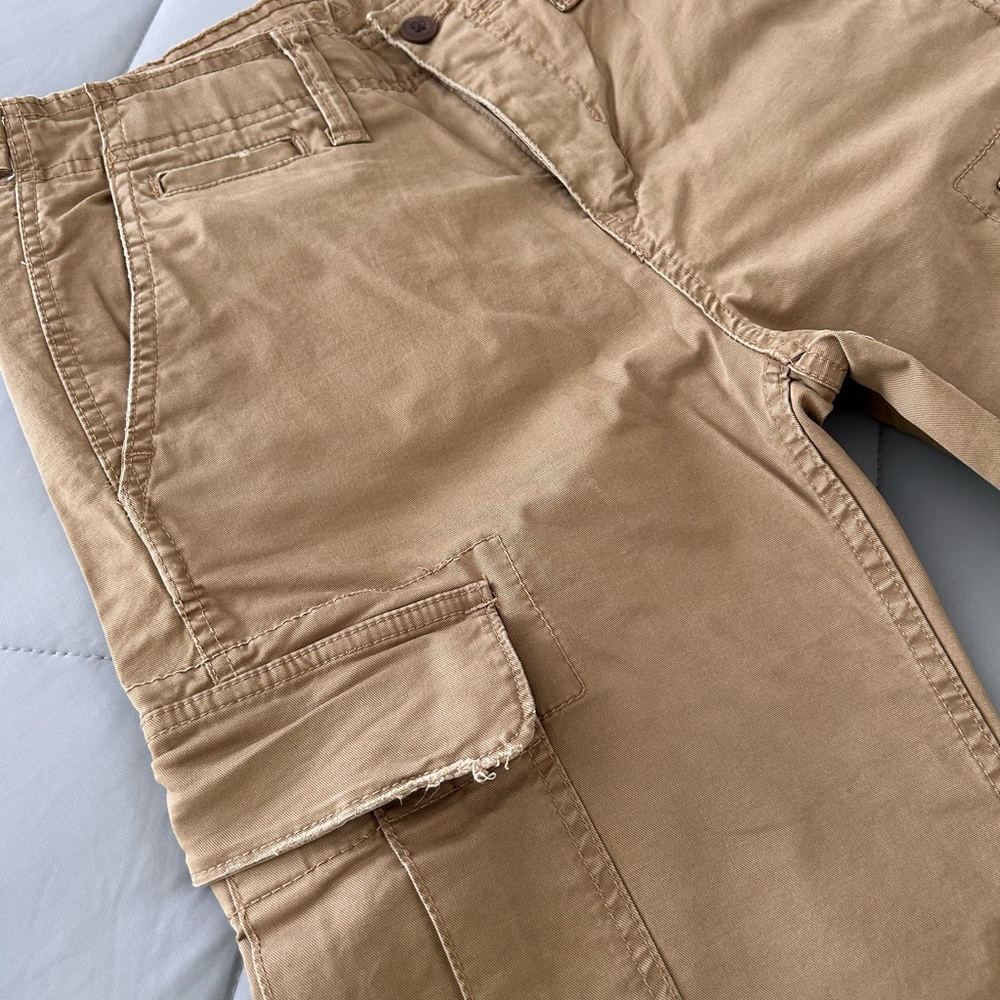 American Eagle Men's Cargo Pants - Tan - Picture 2 of 7